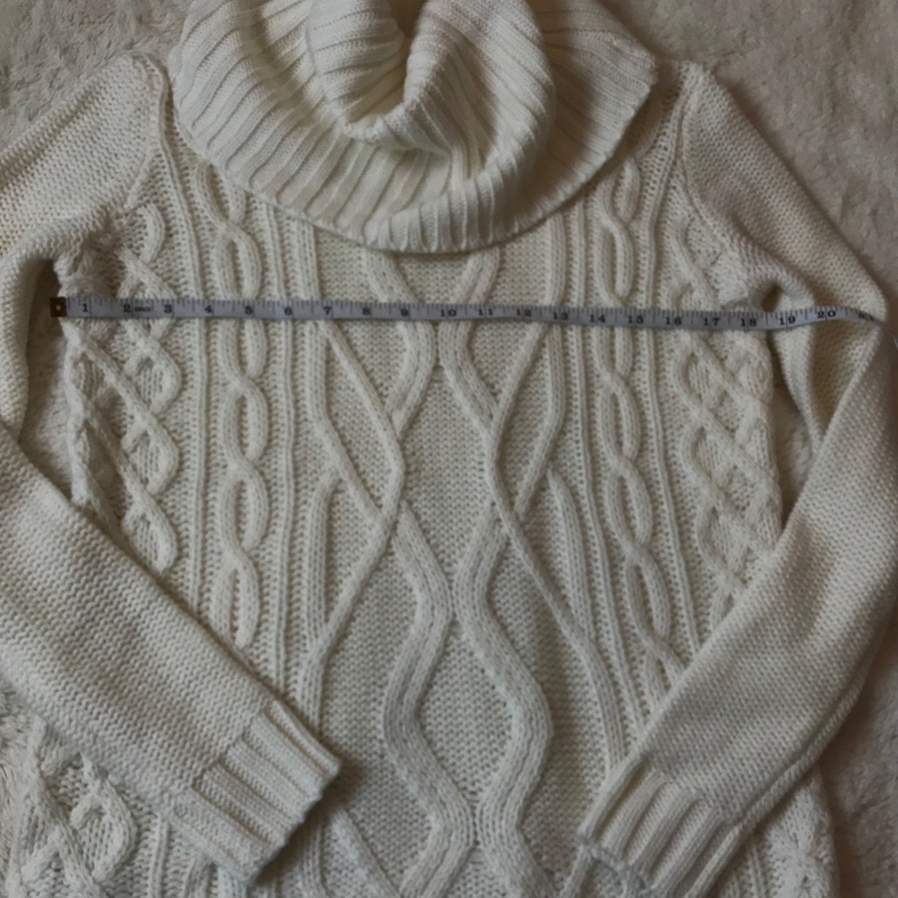 Forever 21 | Cowl Neck Sweater Ivory Small - Picture 4 of 8